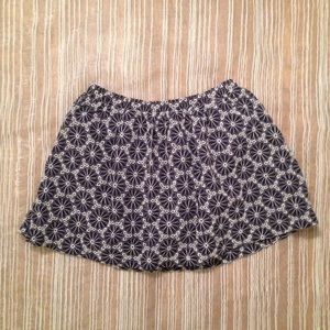 Fluffy lined girls skirt